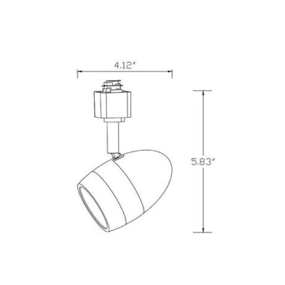 NEW Hampton Bay 4' 3 Light Integrated LED Linear Track Lighting Kit Round Head - Picture 5 of 10